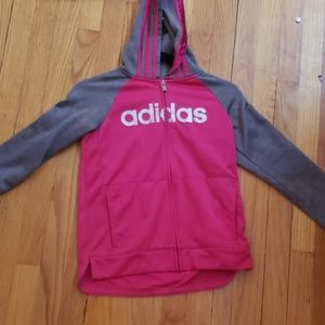 Pink Adidas sweatshirt